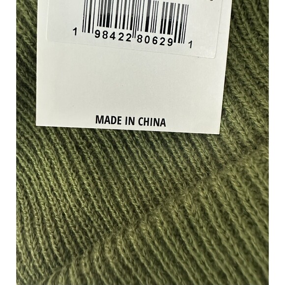 DC SHOES Unisex’s Beanie Hat Green One Size New - Picture 6 of 6